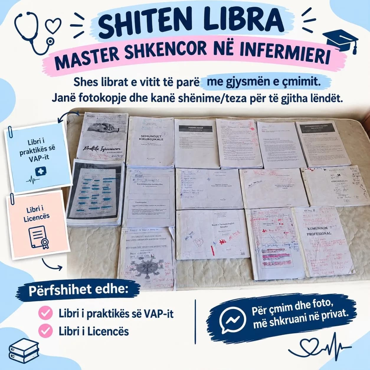 SHES LIBRAT E VITIT 1 INFERMIERI E PERGJITHSHME MASTER SHKENCOR FSHMT., foto 1