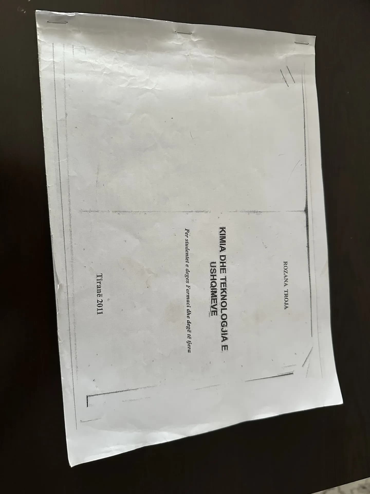 Kimia ushqimore(Libri i leksioneve dhe libri i laboratorit), foto 1